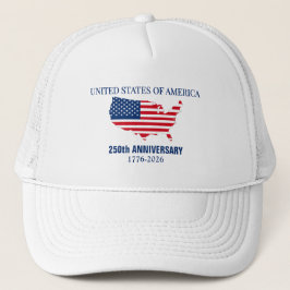USA 250. Jahrestag Truckerkappe