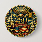 USA 250. Jubiläum 1776 - 2026 Button (Vorderseite)