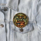 USA 250. Jubiläum 1776 - 2026 Button (Beispiel)
