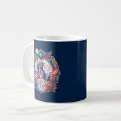 USA 250. Jubiläum 4. Juli Kaffeetasse (Vorderseite Links)