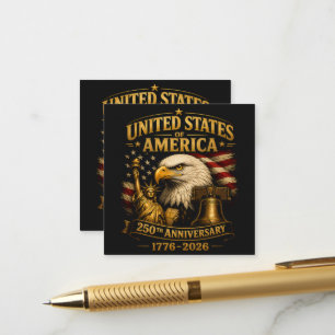 USA 250. Jubiläum Adler Begleitkarte