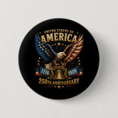 USA 250. Jubiläum Adler Button (Vorderseite)