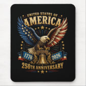 USA 250. Jubiläum Adler Mousepad (Vorne)