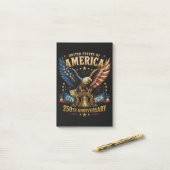 USA 250. Jubiläum Adler Post-it Klebezettel (Auf Schreibtisch)
