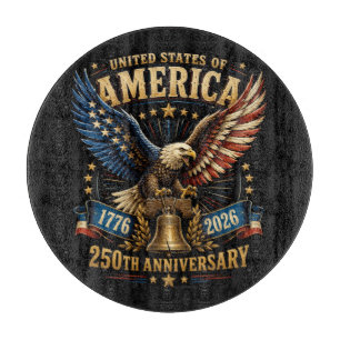 USA 250. Jubiläum Adler Schneidebrett