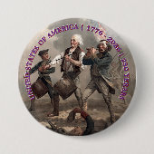 USA 250. Jubiläum Amerika Geist von '76 Button (Vorderseite)