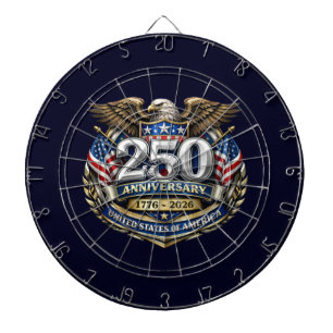 USA 250. Jubiläum Dartscheibe