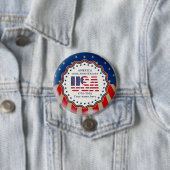 USA 250. Jubiläum Semiquincentennial 1776–2026 Button (Beispiel)