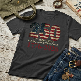 USA 250. Jubiläum Semiquincentennial T-Shirt