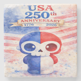USA 250. Jubiläum Steinuntersetzer