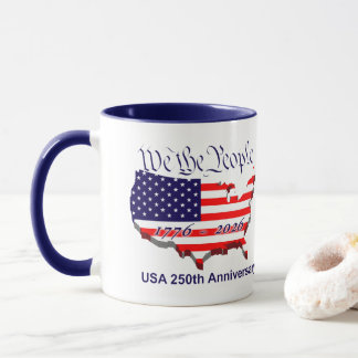 USA 250. Jubiläum Tasse