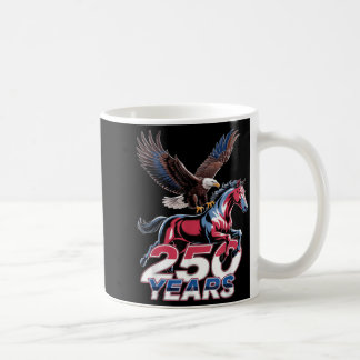 USA 250. Jubiläum Weißkopfseeadler Clydesdale Pfer Kaffeetasse