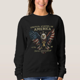 USA 250. Jubiläums-Adler-Glocke Sweatshirt