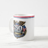 USA 250. Jubiläums-Kaffeetasse Kaffeetasse (Vorderseite Links)