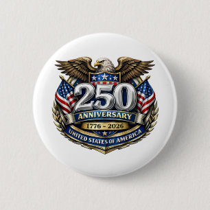 USA 250. Jubiläums-Pin Button