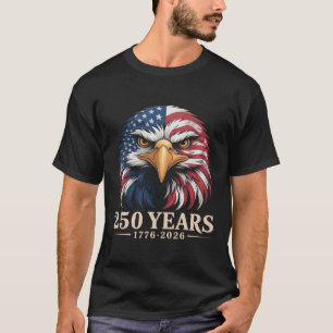 USA 250. Jubiläums-T-Shirt, Patriotischer Adler Am T-Shirt