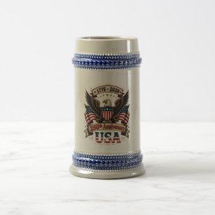 USA 250. Jubiläumsadler Bierglas