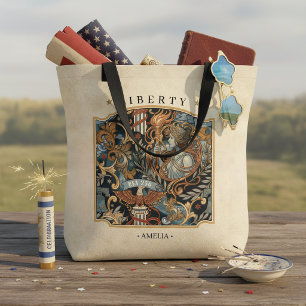 USA 250 Liberty Art Nouveau Muster Rahmen ID1302 Tasche