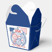 USA 250 Patriotic Anniversary Emblem Design Geschenkschachtel (Geöffnet)