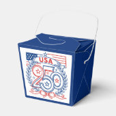 USA 250 Patriotic Anniversary Emblem Design Geschenkschachtel (Vorderseite)
