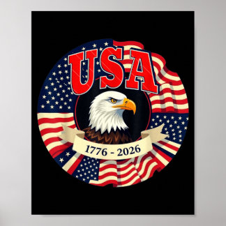 USA 250 patriotische Jubiläumsfeier Poster