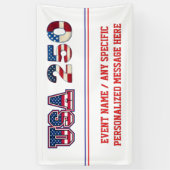 USA 250 Patriotismus-Vorlage Banner (Vertikal)