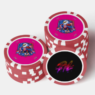 USA 250 POKERCHIPS