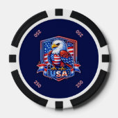 USA 250 POKERCHIPS (Vorderseite)