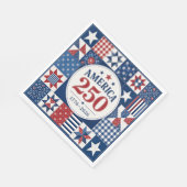 USA 250 Quilted Naphapier Serviette (Ecke)
