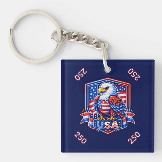 USA 250 SCHLÜSSELANHÄNGER (Vorderseite)