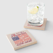 USA 250 STEINUNTERSETZER (Seitenansicht)