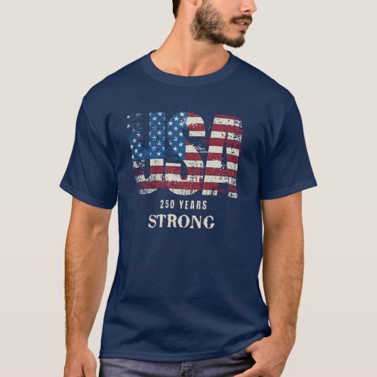 USA 250 Strong shirt (Vorderseite)