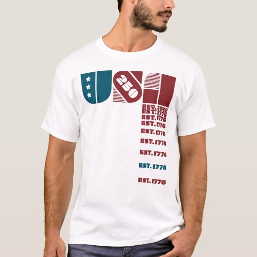 USA ★ 250 T-Shirt (Vorderseite)