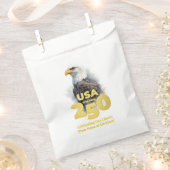USA 250: Wasserfarben-Adler & Gold Geschenktütchen (Ausgeschnitten)
