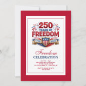 USA 250 Year Commemorative Celebration Einladung (Vorderseite)