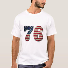 USA 250 Years Anniversary 76 Patriotic Design T-Shirt