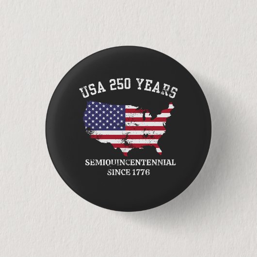 USA 250 Years Button (Vorderseite)
