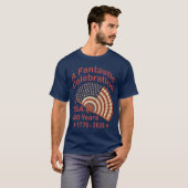 USA 250 Years Patriotic Fan Design – 1776-2026 T-Shirt (Vorne ganz)