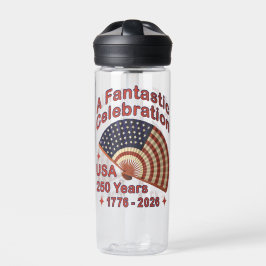 USA 250 Years Patriotic Fan Design – 1776-2026 Trinkflasche