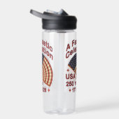 USA 250 Years Patriotic Fan Design – 1776-2026 Trinkflasche (Rechts)