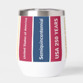 USA 250 Years Semiquincentennial Patriotic Stripes (Rückseite)