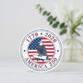 USA 250th Anniversary 1776-2026 Einladung (Stehend Vorderseite)