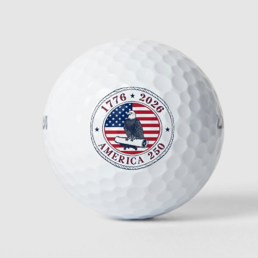 USA 250th Anniversary 1776-2026 Golfball (Vorderseite)