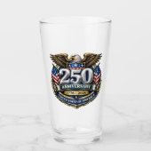 USA 250th Anniversary Beer Glas (Vorderseite)