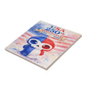 USA 250th Anniversary Ceramic Tile Fliese (Seite)