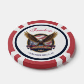 USA 250th Anniversary Event Pokerchips (Einzeln)