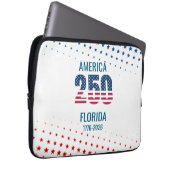 USA 250th Anniversary Florida  Laptopschutzhülle (Vorne Rechts)