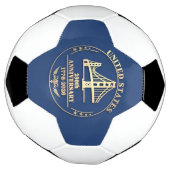 USA 250th Anniversary Golden Gate Gold design  Fußball (Gedreht)