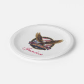 USA 250th Anniversary Party Pappteller (Schrägansicht)