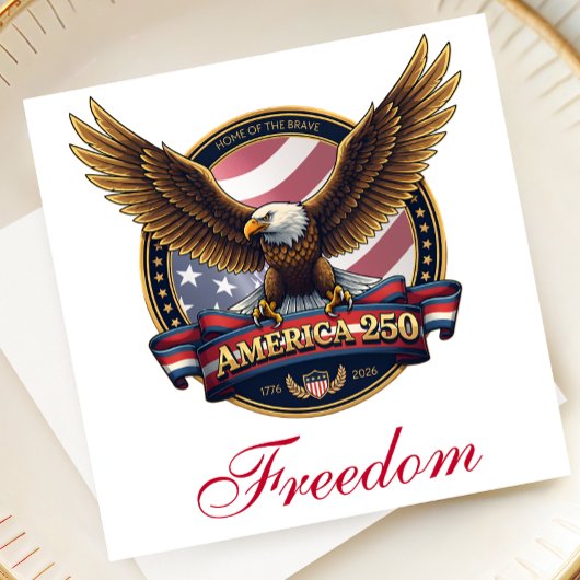 USA 250th Anniversary Party Serviette